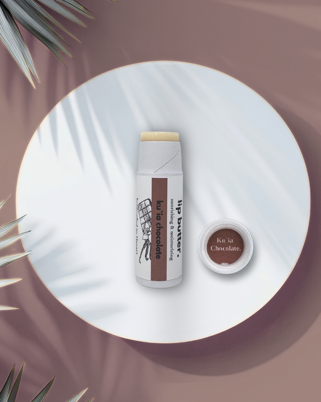 ku'ia chocolate lip butter.
