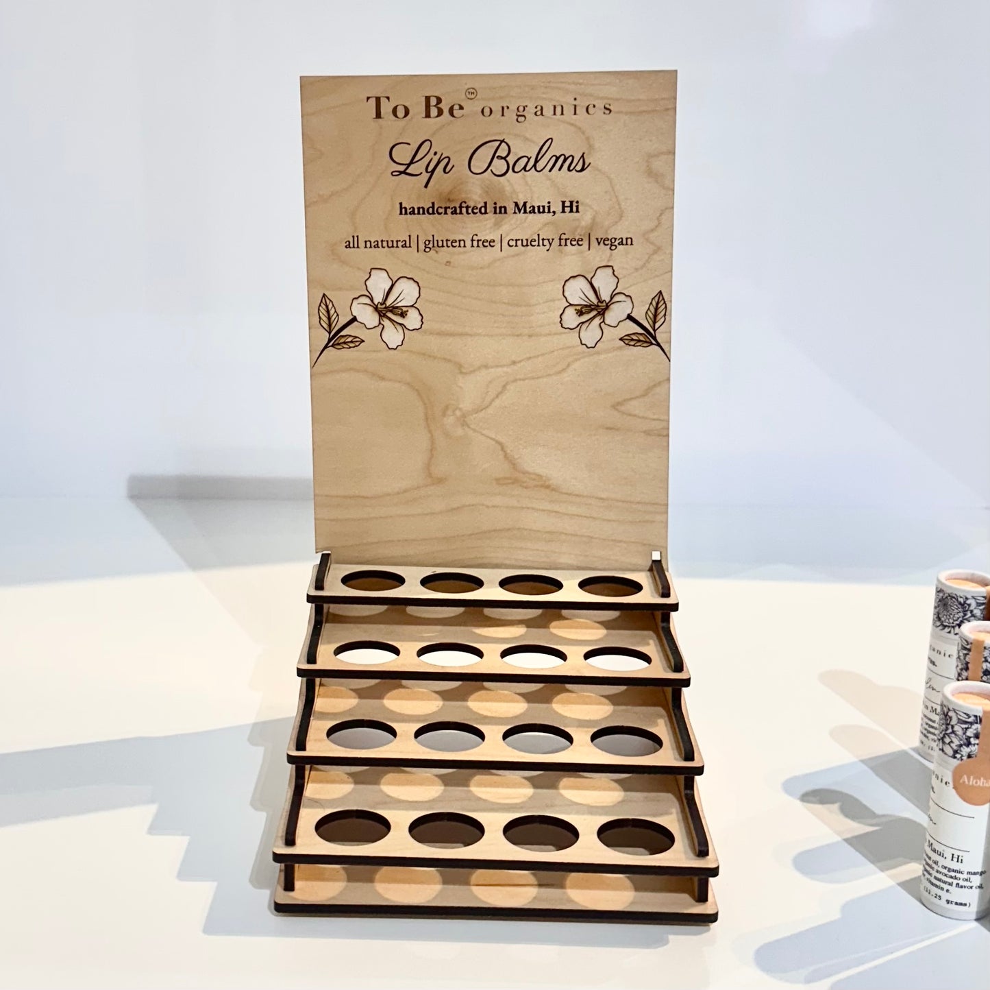 Lip Balm Display for 16 lip balms (empty)