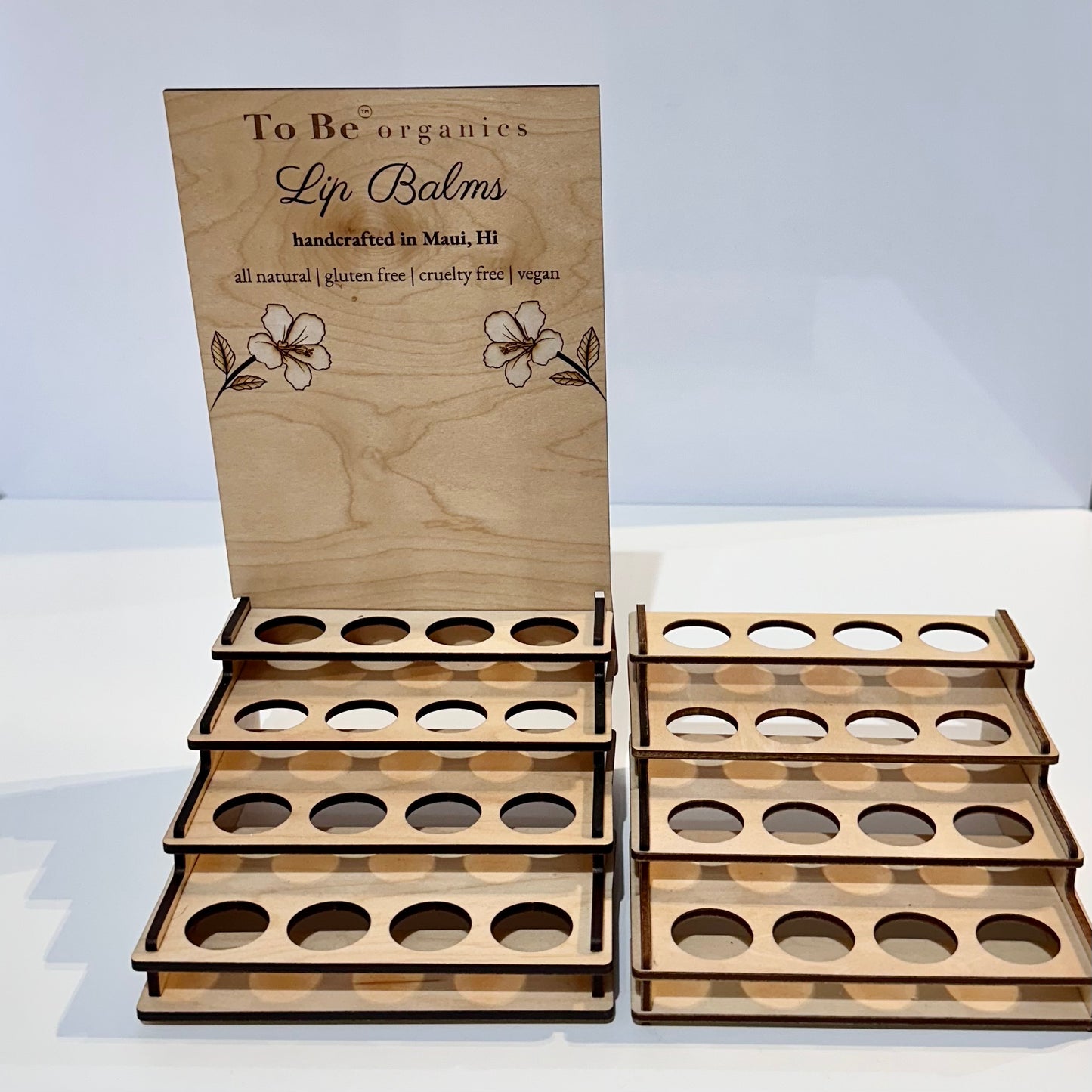 Display for 32 lip balms (empty)