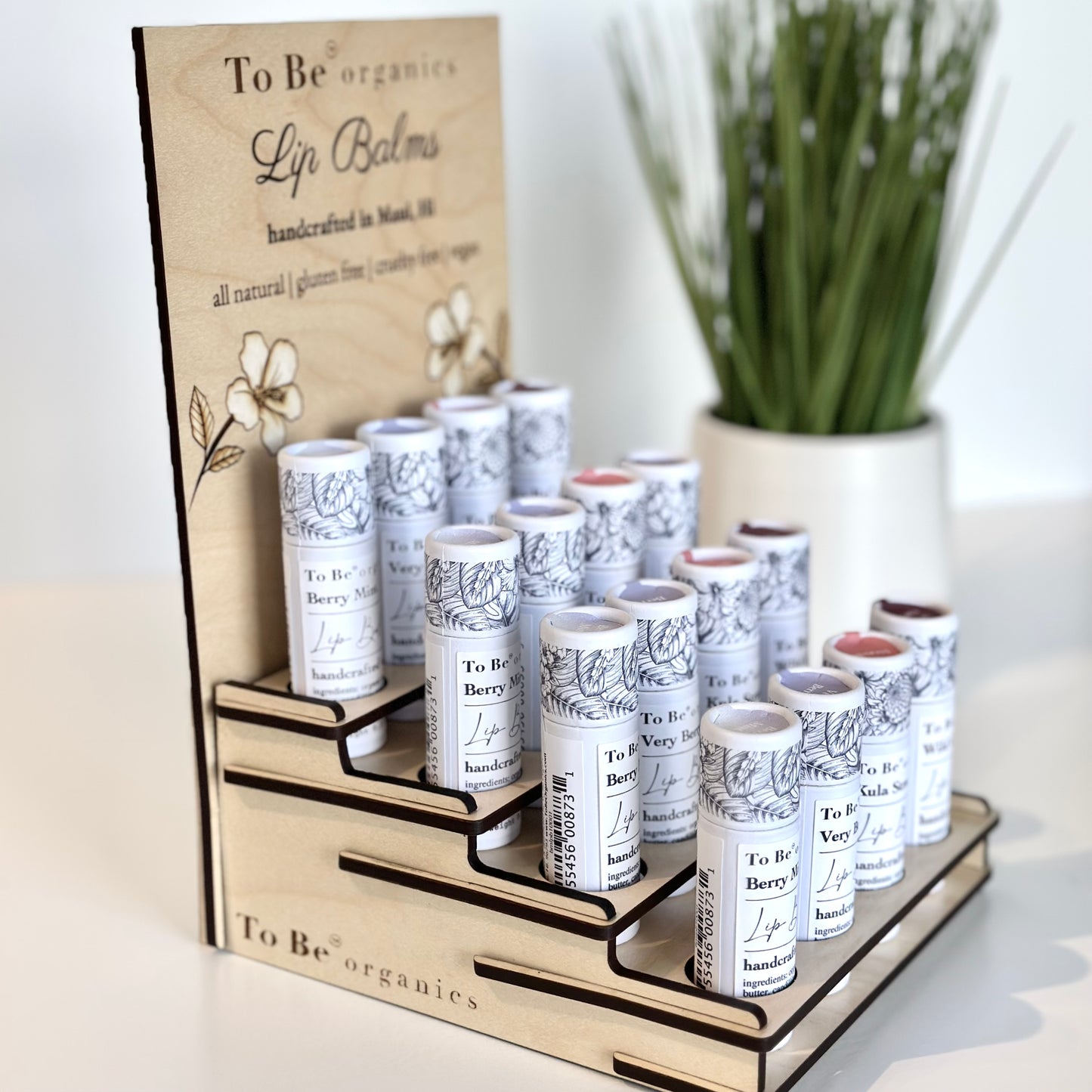 Lip Balm Display for 16 lip balms (empty)