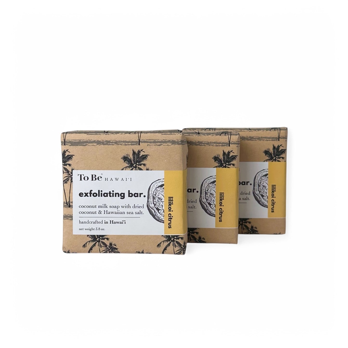 lilikoi citrus exfoliating bar.