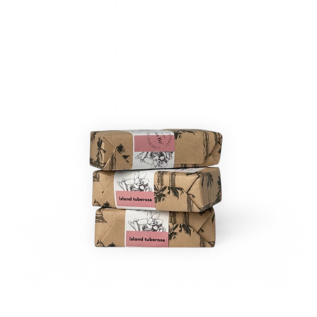 island tuberose exfoliating bar.