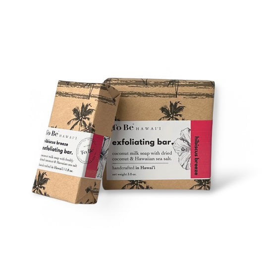 hibiscus breeze exfoliating bar.