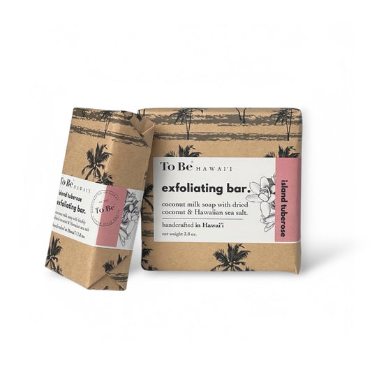 island tuberose exfoliating bar.