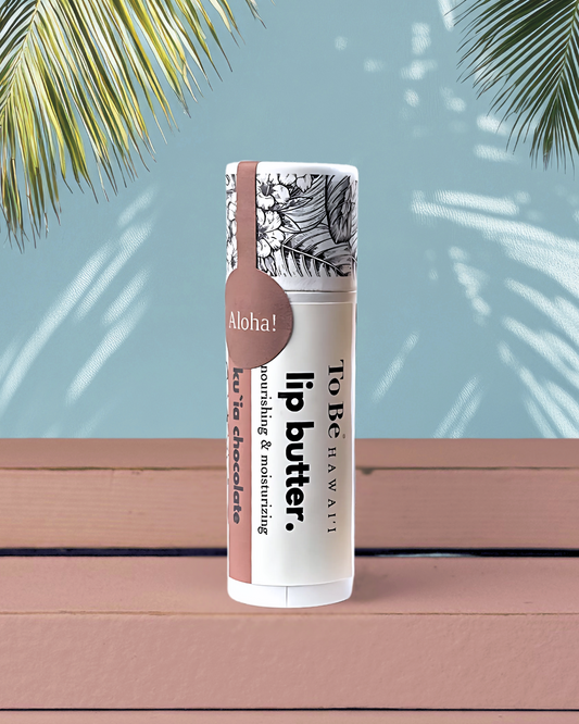 ku'ia chocolate lip butter.