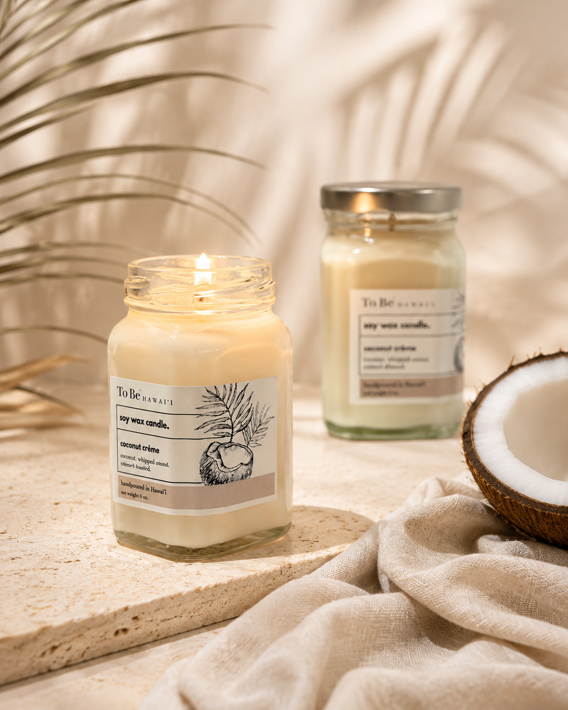 Coconut Crème Soy Wax Candles