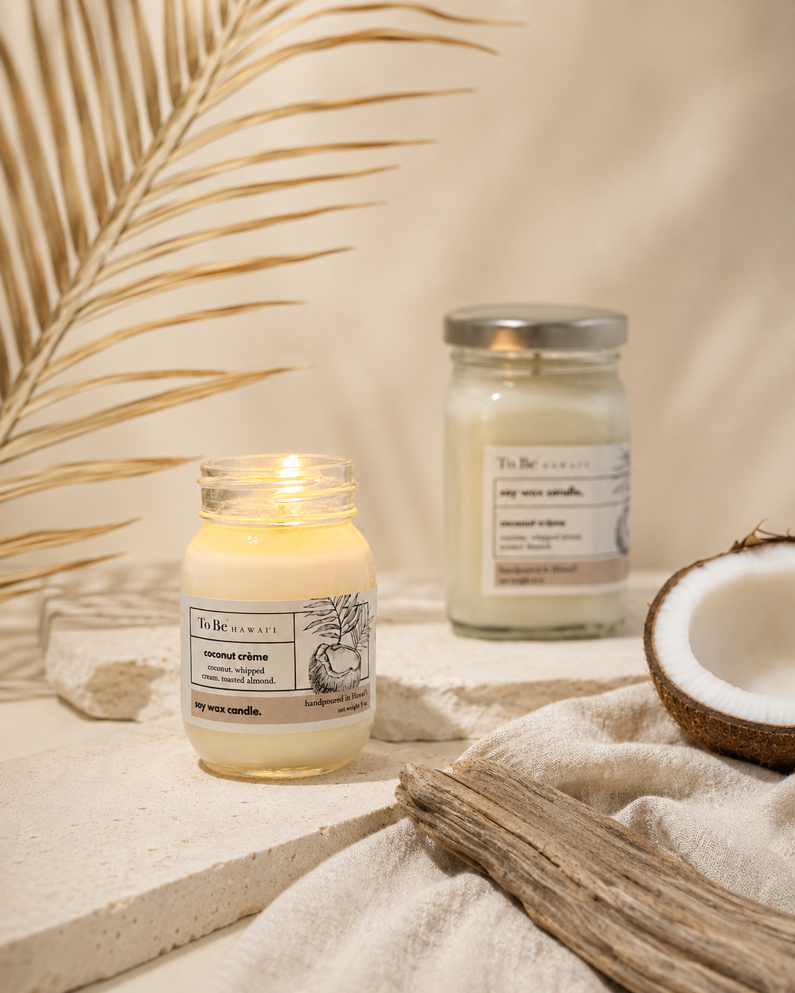 Coconut Crème Soy Wax Candles