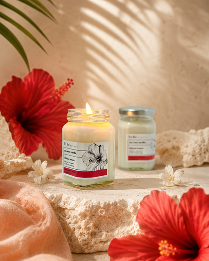 Hibiscus Breeze Soy Wax Candles