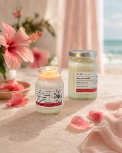 Hibiscus Breeze Soy Wax Candles