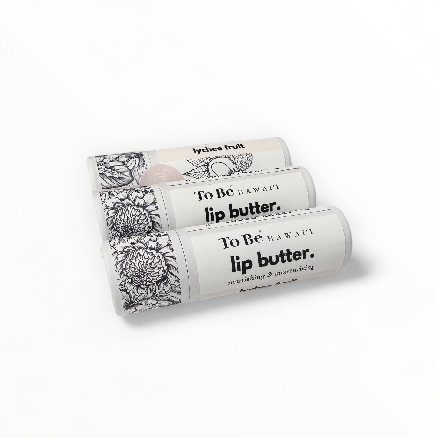 lychee fruit lip butter.