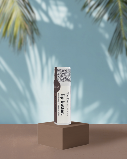 kona coffee lip butter.