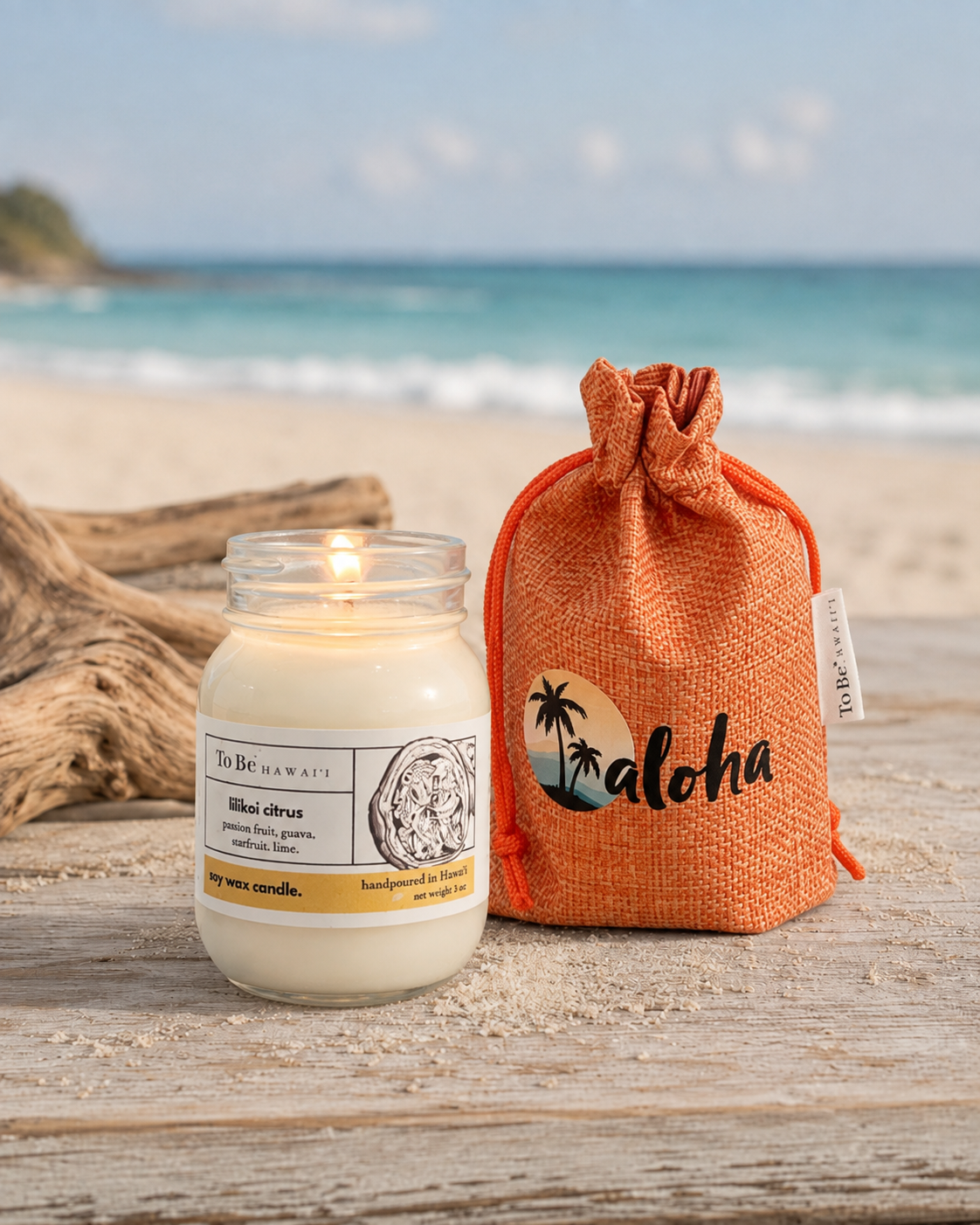 Lilikoi Citrus Soy Wax Candles