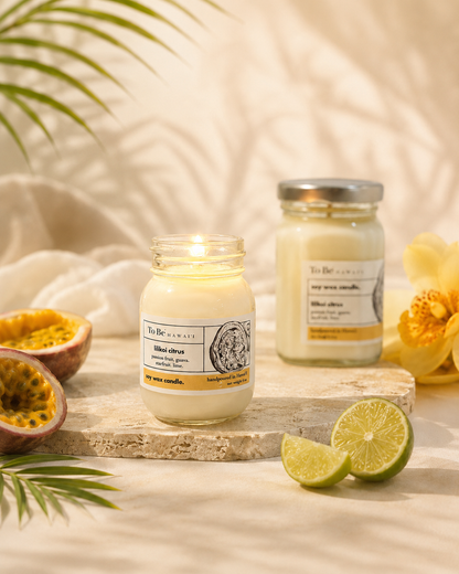 Lilikoi Citrus Soy Wax Candles