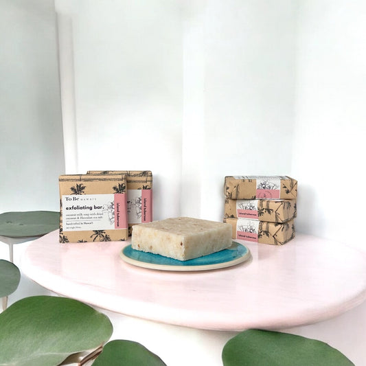 island tuberose exfoliating bar.