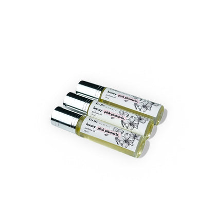 Pink Plumeria Luxury Perfume Roller