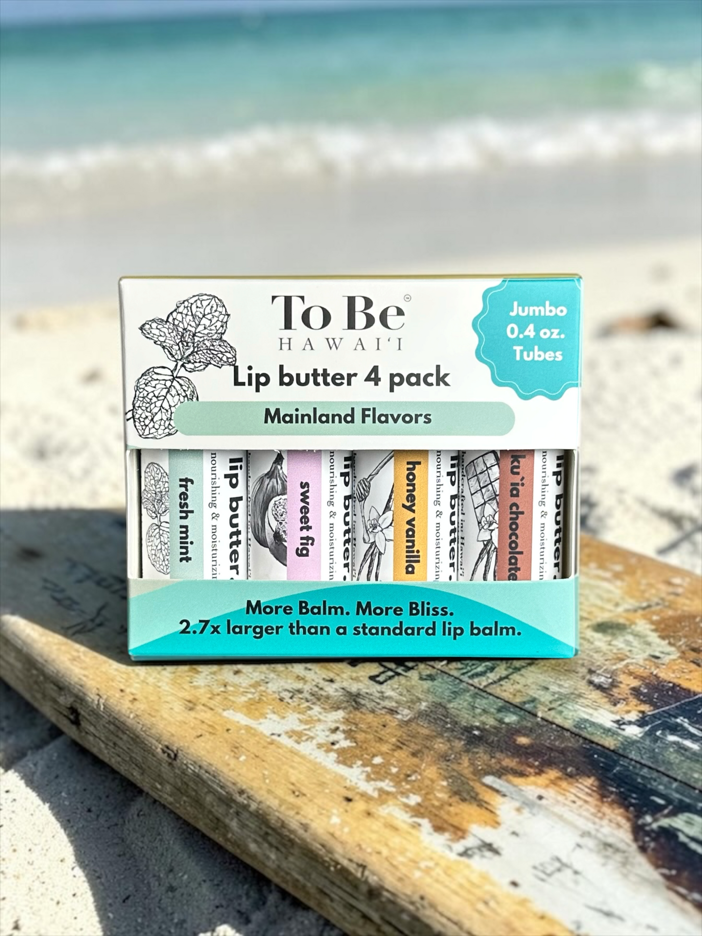 Mainland Flavors 4-Pack Lip Butter Gift Set Display