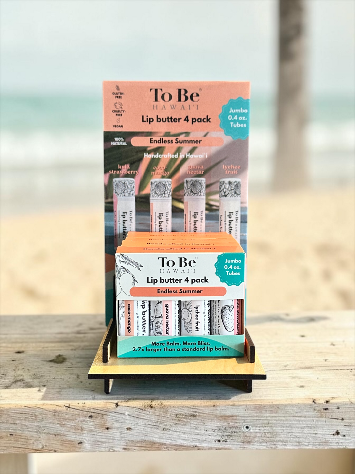 Endless Summer 4-Pack Lip Butter Gift Set Display
