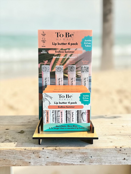 Endless Summer 4-Pack Lip Butter Gift Set Display