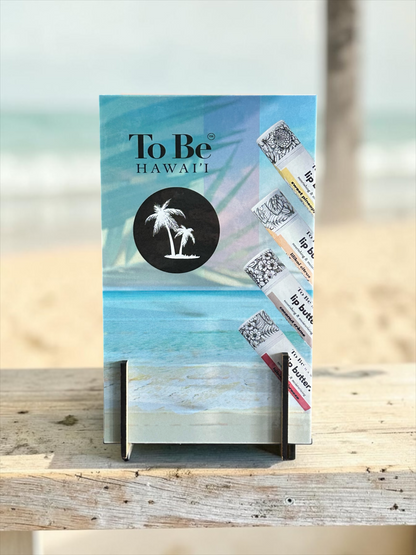 Tropical Flavors 4-Pack Lip Butter Gift Set Display