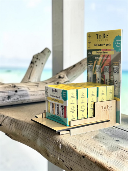 Tropical Flavors 4-Pack Lip Butter Gift Set Display