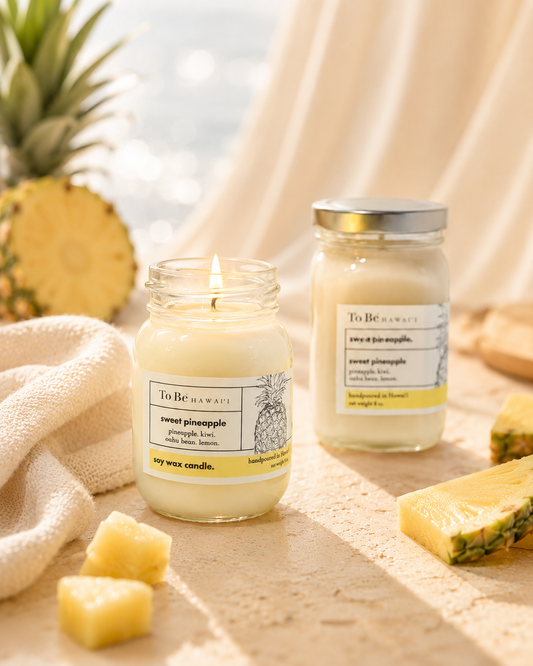 Sweet Pineapple Soy Wax Candles