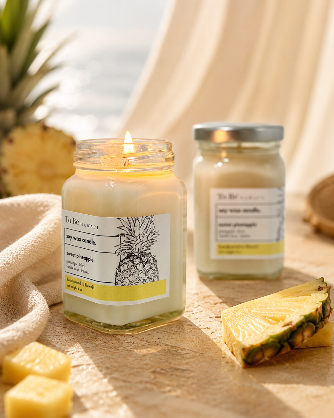 Sweet Pineapple Soy Wax Candles