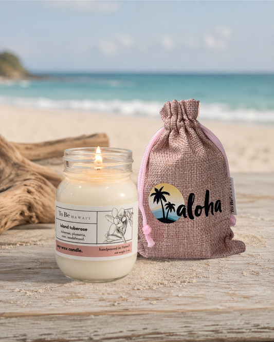 Island Tuberose Soy Wax Candles