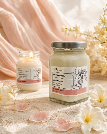 Island Tuberose Soy Wax Candles